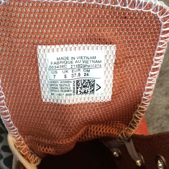 NWT Converse Ctas Missoni Multi WMNS. AUTHENTIC - Picture 7 of 8